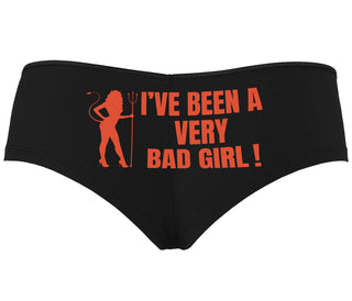 I've Been A Very Bad Girl - Black Boyshort