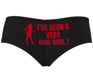 I've Been A Very Bad Girl - Black Boyshort