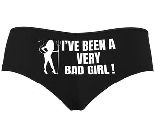 I've Been A Very Bad Girl - Black Boyshort