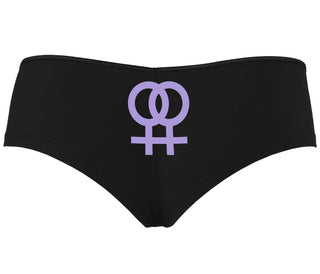 Lesbian Sign - Black Boyshort