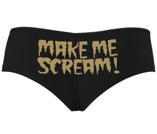 Make Me Scream - Black Boyshort