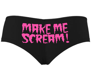 Make Me Scream - Black Boyshort