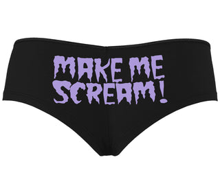 Make Me Scream - Black Boyshort