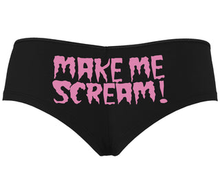 Make Me Scream - Black Boyshort