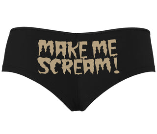 Make Me Scream - Black Boyshort