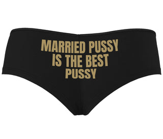 Married Pussy Is The Best Pussy - Black Boyshort