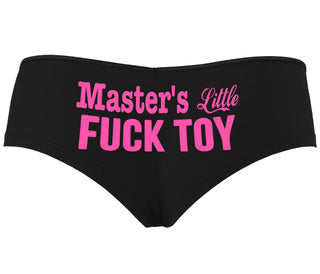 Master's Little Fuck Toy - Black Boyshort