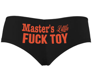 Master's Little Fuck Toy - Black Boyshort