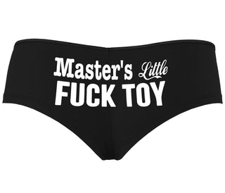 Master's Little Fuck Toy - Black Boyshort