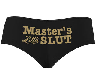 Master's Little Slut - Black Boyshort