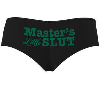 Master's Little Slut - Black Boyshort