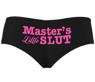 Master's Little Slut - Black Boyshort