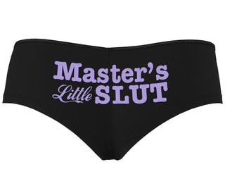 Master's Little Slut - Black Boyshort