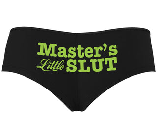 Master's Little Slut - Black Boyshort