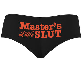 Master's Little Slut - Black Boyshort