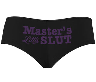 Master's Little Slut - Black Boyshort
