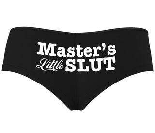 Master's Little Slut - Black Boyshort