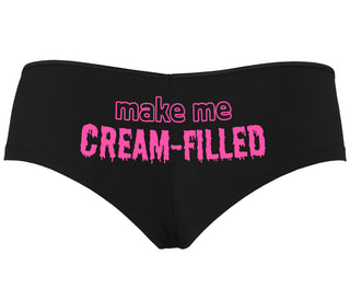 Make Me Cream Filled - Black Boyshort