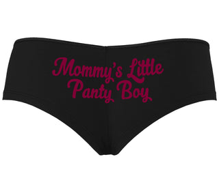Mommy's Little Panty Boy - Black Boyshort