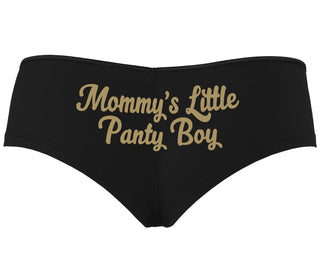 Mommy's Little Panty Boy - Black Boyshort