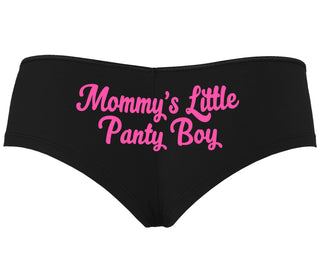 Mommy's Little Panty Boy - Black Boyshort