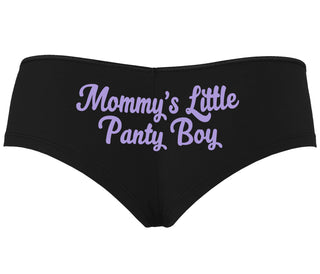 Mommy's Little Panty Boy - Black Boyshort