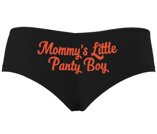Mommy's Little Panty Boy - Black Boyshort