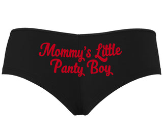 Mommy's Little Panty Boy - Black Boyshort