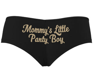 Mommy's Little Panty Boy - Black Boyshort