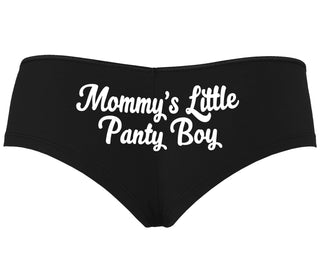 Mommy's Little Panty Boy - Black Boyshort