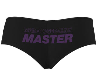 Made To Serve My Master - Black Boyshort
