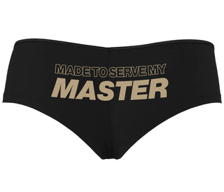 Made To Serve My Master - Black Boyshort