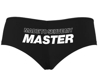Made To Serve My Master - Black Boyshort