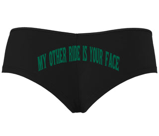 My Other Ride Is Your Face - Black Boyshort