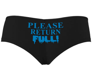Please Return Full - Black Boyshort