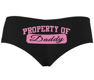Property Of Daddy - Athletic Look - Black Boyshort