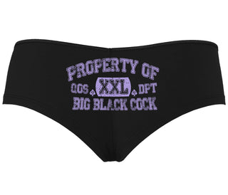 Property Of Big Black Cock - Queen Of Spades - Black Boyshort
