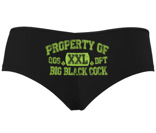 Property Of Big Black Cock - Queen Of Spades - Black Boyshort