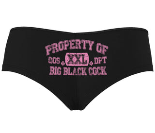 Property Of Big Black Cock - Queen Of Spades - Black Boyshort