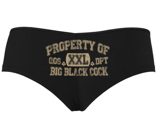 Property Of Big Black Cock - Queen Of Spades - Black Boyshort