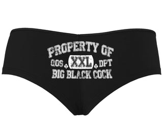 Property Of Big Black Cock - Queen Of Spades - Black Boyshort