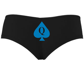 Queen Of Spades Logo - Black Boyshort