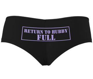 Return to Hubby Full - Black Boyshort