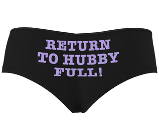 Return to Hubby Full - Black Boyshort