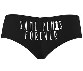 Same Penis Forever - Black Boyshort