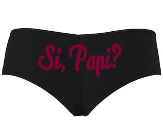 Si Pappi - Yes Daddy - Black Boyshort
