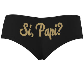 Si Pappi - Yes Daddy - Black Boyshort