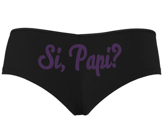 Si Pappi - Yes Daddy - Black Boyshort