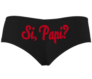 Si Pappi - Yes Daddy - Black Boyshort