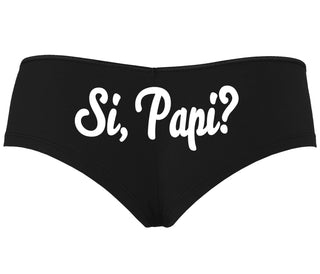 Si Pappi - Yes Daddy - Black Boyshort